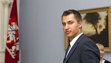 Sportininkui Dainiui Zubrui - valstybės apdovanojimas