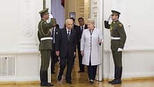 Shimonas Peresas ir Dalia Grybauskaitė