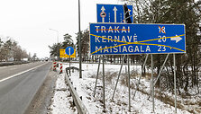 Būsimas tunelis po geležinkeliu ties Balceri&scaron;kių kaimu &scaron;alia Vievio