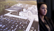 Vilniaus oro uosto naujojo i&scaron;vykimo terminalo statybos pradžios pristatymas