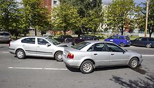 Avarijos vietoje Vilniuje, L.Asanavičiūtės g.