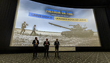 Filmo &bdquo;Laisvė ugnyje: Ukrainos kova už laisvę&ldquo; premjera