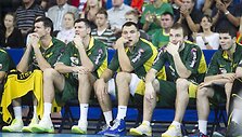 Lietuvos ir &Scaron;vedijos rinktinių draugi&scaron;kos krep&scaron;inio rungtynės.