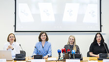 Lietuvos banke vyko spaudos konferencija apie gyventojų finansinį ra&scaron;tingumą. 