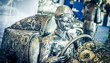 &bdquo;Giants of Steel&ldquo; plieninių skulptūrų ekspozicija Frankfurte