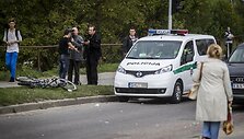 Įvykio vietoje Vilniuje, Ozo g.