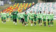 Prie&scaron; artėjančias UEFA Čempionų lygos rungtynes &bdquo;Žalgirio&ldquo; treniruotė