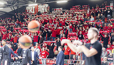 LKl rungtynės: Vilniaus &bdquo;Rytas&ldquo; &ndash; Mažeikių &bdquo;M Basket Dalamode&ldquo;. &bdquo;Ryto&ldquo; sirgaliai &ndash; &bdquo;B tribūna&ldquo;