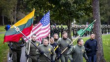 Lietuvos ir Ukrainos karių pagarbos / paramos bėgimą &bdquo;In Memoriam&ldquo;