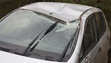 &bdquo;Honda Jazz&ldquo; avarija netoli Vievio.