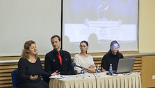 Projekto &bdquo;Neprilygstami baleto talentai&ldquo; pristatymas.