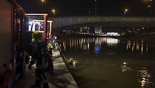 Įvykio vietoje Vilniuje prie Neries