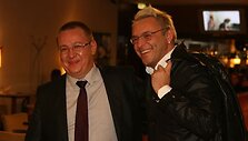 Prodiuseriai Gintaras Bendžius ir Egmontas Bžeskas