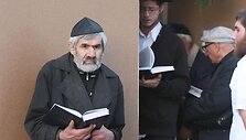 Žydų religinė bendruomenė Chassidie Chabad Lubavitch antradienio vakarą Vilniuje, Rotu&scaron;ės aik&scaron;tėje surengė žydų &scaron;ventę Sukot.