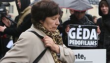 Penktadienio vidurdienį prie&scaron;ais prezidentūrą surengta dar viena Drąsiaus Kedžio palaikymo akcija.