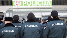 Naujasis policijos pastatas &scaron;alia Pilaitės pr.