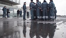 Naujasis policijos pastatas &scaron;alia Pilaitės pr.
