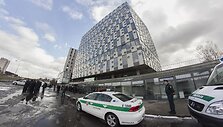 Naujasis policijos pastatas &scaron;alia Pilaitės pr.