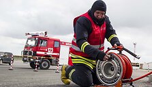 Vilniaus oro uoste atidaryta Prie&scaron;gaisrinė gelbėjimo stotis.