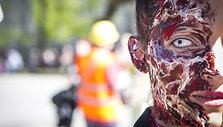 Černobylio katastrofos metinės paminėtos zombių eitynėmis.