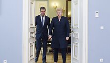 Dalia Grybauskaitė ir Andersas Foghas Rasmussenas