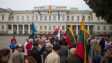 Lietuviai eitynėse i&scaron;rei&scaron;kė paramą Ukrainai
