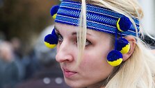 Lietuviai eitynėse i&scaron;rei&scaron;kė paramą Ukrainai