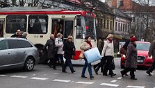 Troleibuso ir &bdquo;Audi&ldquo; avarija Vilniuje