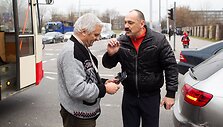 Troleibuso ir &bdquo;Audi&ldquo; avarija Vilniuje