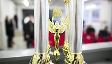 Lietuvos futbolo federacijos stadione spaudos konferencija