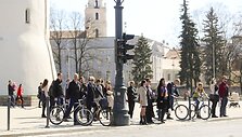 Vasarą primenantys orai i&scaron;viliojo vilniečius į gatves