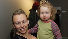 Violeta Tarasovienė su dukrele Gabriele