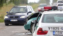 Vilniaus rajone susidūrė trys automobiliai