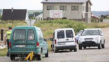Vilniaus rajone susidūrė trys automobiliai