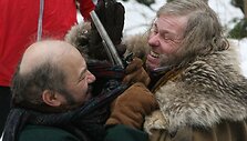 Pirmosios filmo &bdquo;Tadas Blinda&ldquo; filmavimo akimirkos