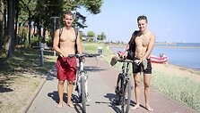 Poilsiautojai Nidoje