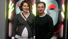 Dainius Kazlauskas su žmona Indre