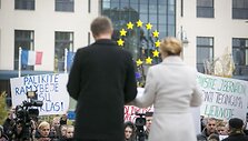 Lietuvos lenkų organizuotas mitingas