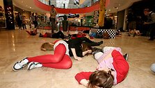 &bdquo;Flash mob&ldquo; dalyviai 