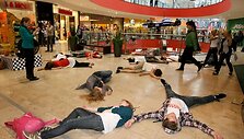 &bdquo;Flash mob&ldquo; dalyviai 