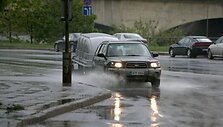 Trumpalaikis lietus Vilniuje