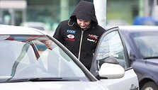 Ignas Gelžinis mokomuoju automobiliu laikė &bdquo;vairavimo egzaminą&ldquo;
