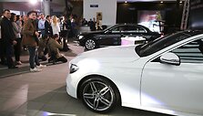 E klasės &bdquo;Mercedes-Benz&ldquo; pristatymo akimirka