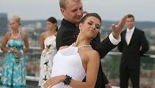 Projekto &bdquo;Kviečiu &scaron;okti&ldquo; dalyviai &ndash; ant dangoraižio stogo