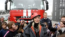 Natalijos Zvonkės gelbėjimo nuo stogo akcija