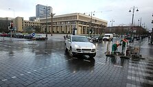 Rekonstruojama sankryža prie Seimo