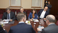 Valstiečiai-žalieji susitiko konsultacijų su konservatoriais
