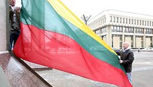 Pikete prie Seimo prisimintos 2009-ųjų riau&scaron;ės 