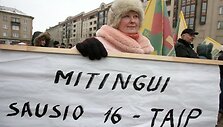 Pikete prie Seimo prisimintos 2009-ųjų riau&scaron;ės 
