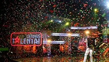 Finalinės laidos akimirka